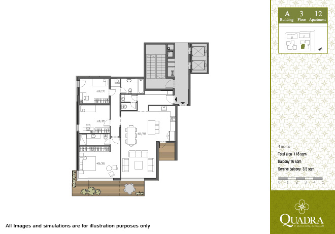 Apartment 12 (4 rooms)