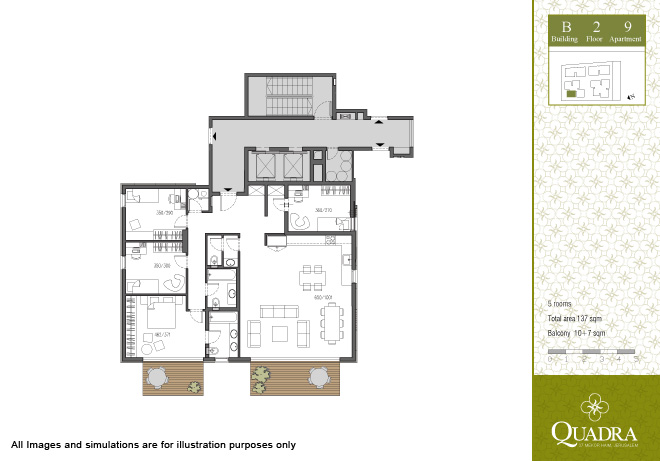 Apartment 9 (5 rooms)