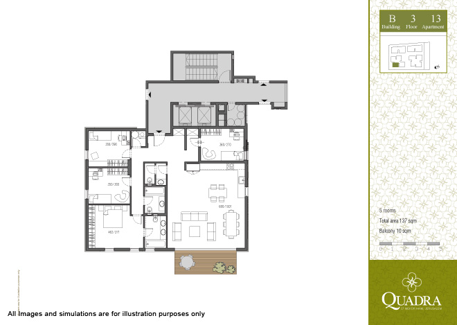 Apartment 13 (5 rooms)