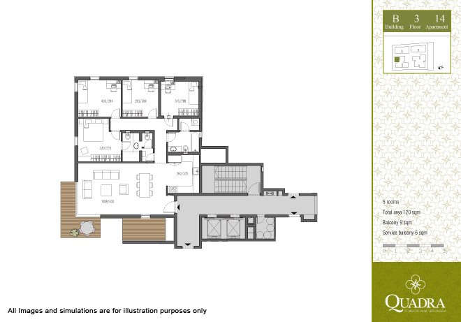 Apartment 14 (5 rooms)