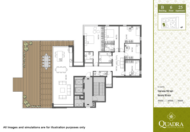 Apartment 25 (6 rooms)
