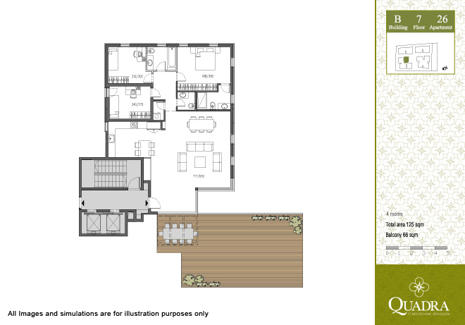 Apartment 26 (4 rooms)