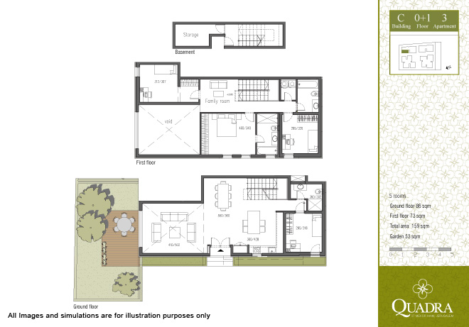 Appartment 3 (5 pièces) 