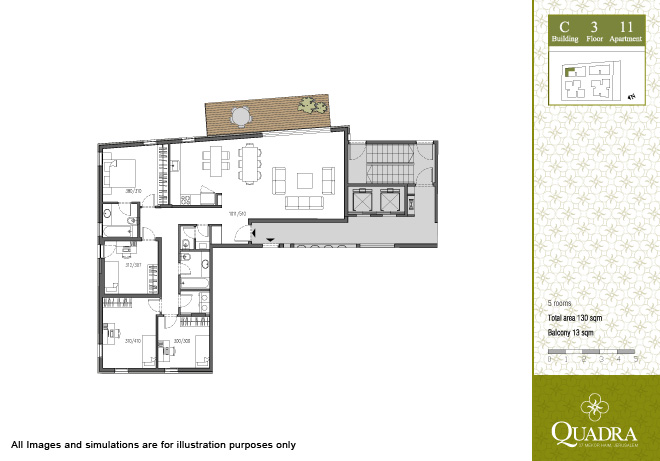 Appartment 11 (5 pièces) 