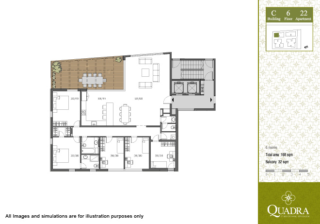 Apartment 22 (6 rooms)
