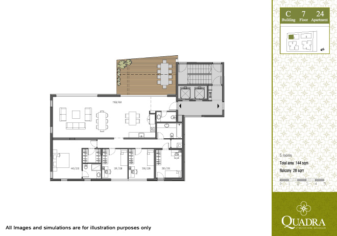 Appartment 24 (5 pièces) 