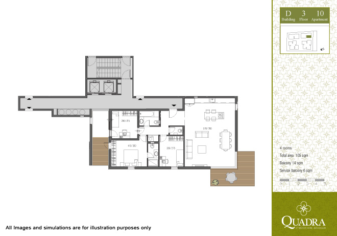 Appartment 10 (4 pièces) 