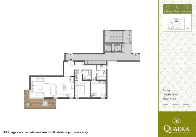 Apartment 11 (3 rooms)