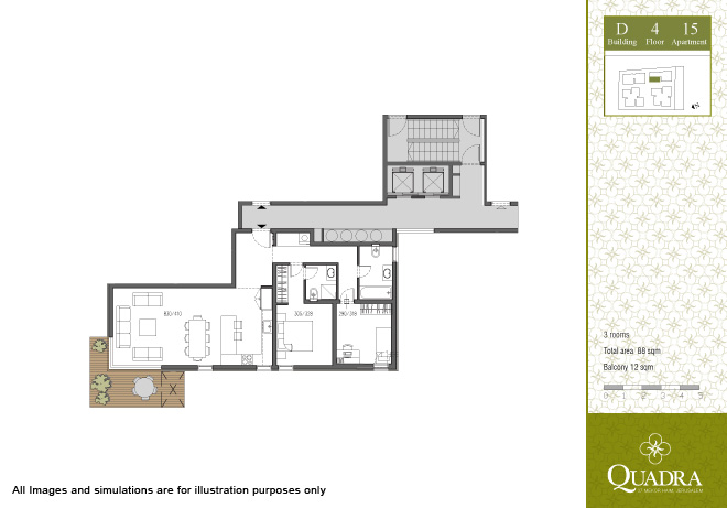 Apartment 15 (3 rooms)