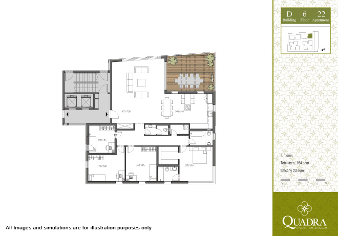 Apartment 22 (5 rooms)